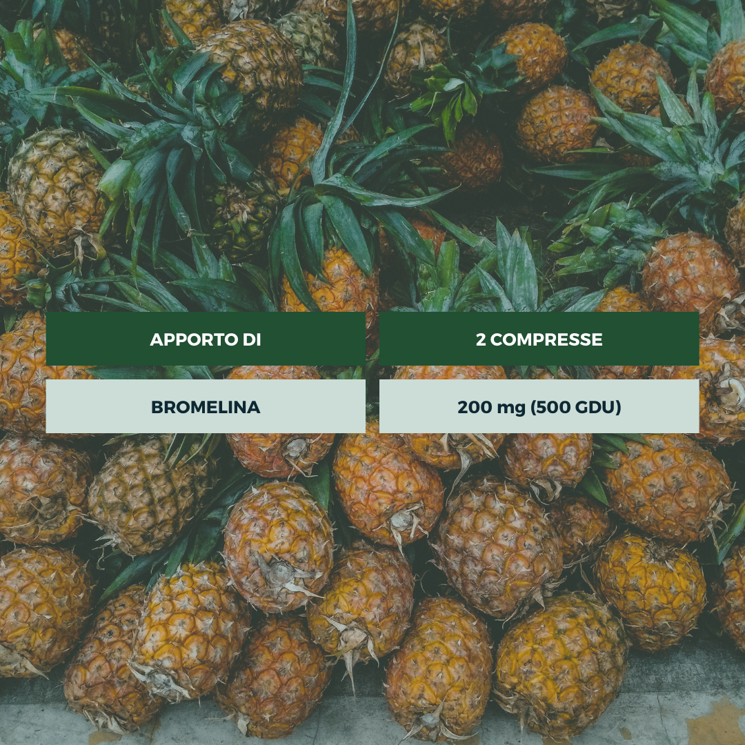 Spazio Ecosalute Bromelina Ananas integratore 100 compresse digestione
