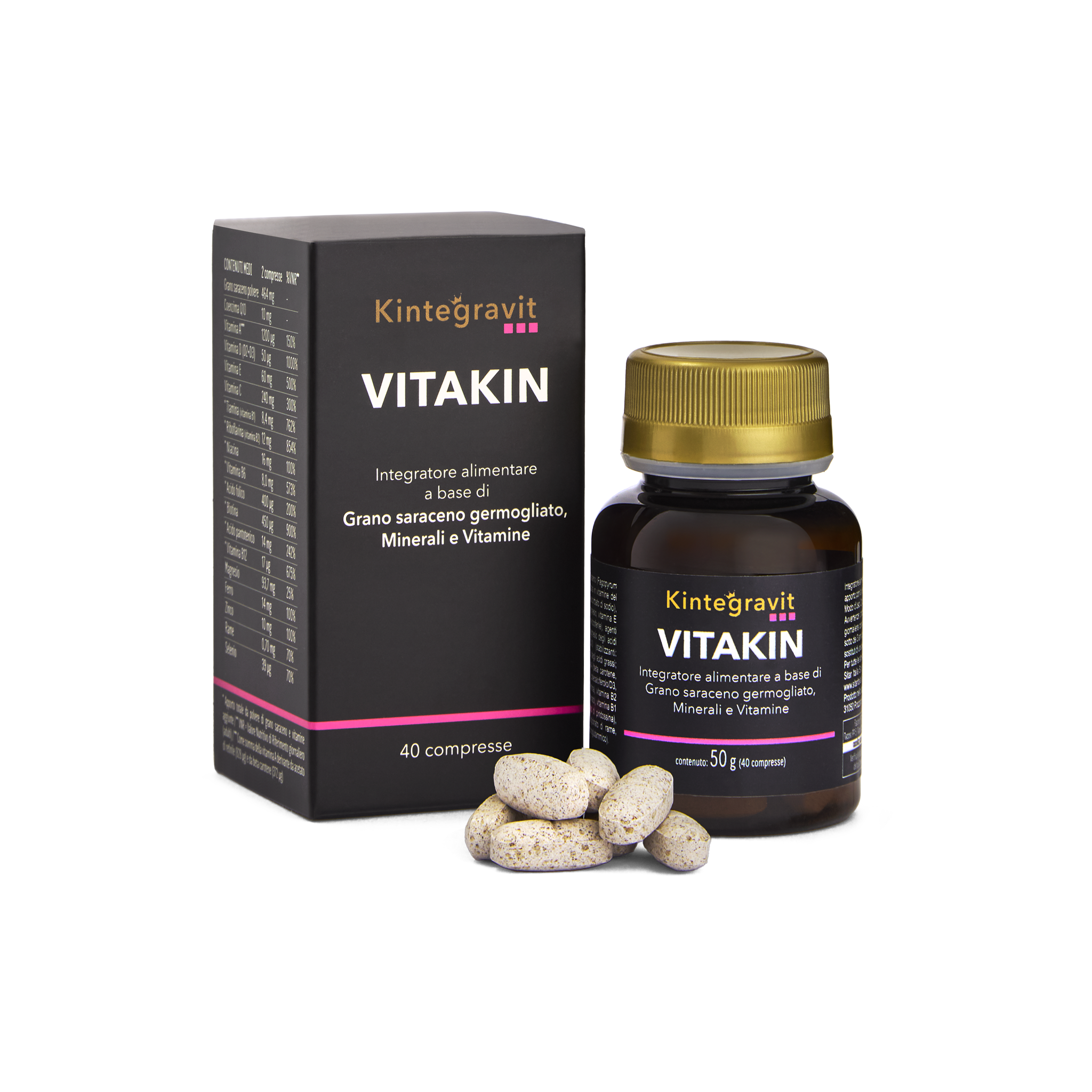 Sitar Kintegravit Vitakin compresse 40 pz multivitaminico