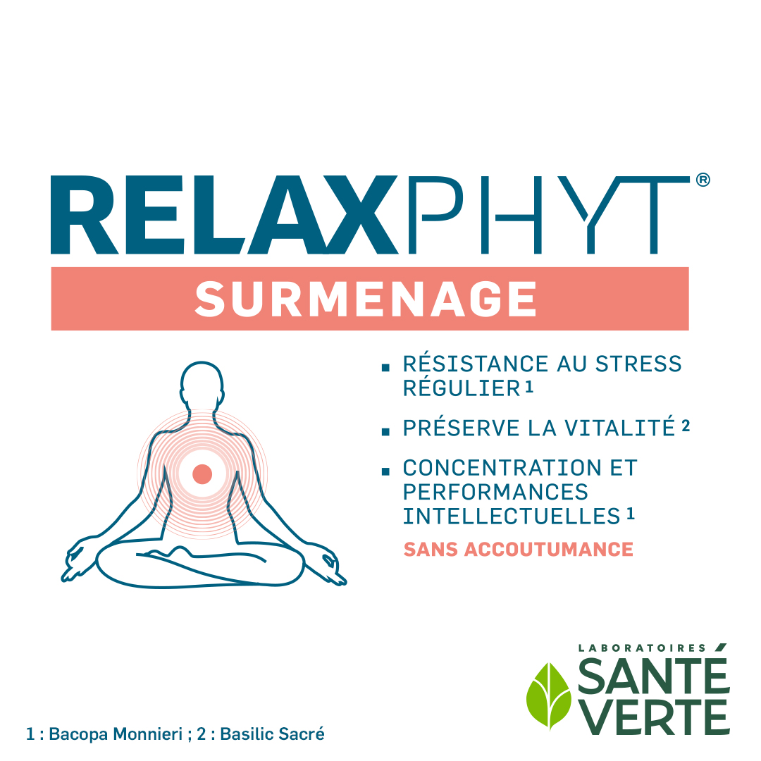 Sante Verte Relaxphyt Surmenage integratore 20 compresse stress