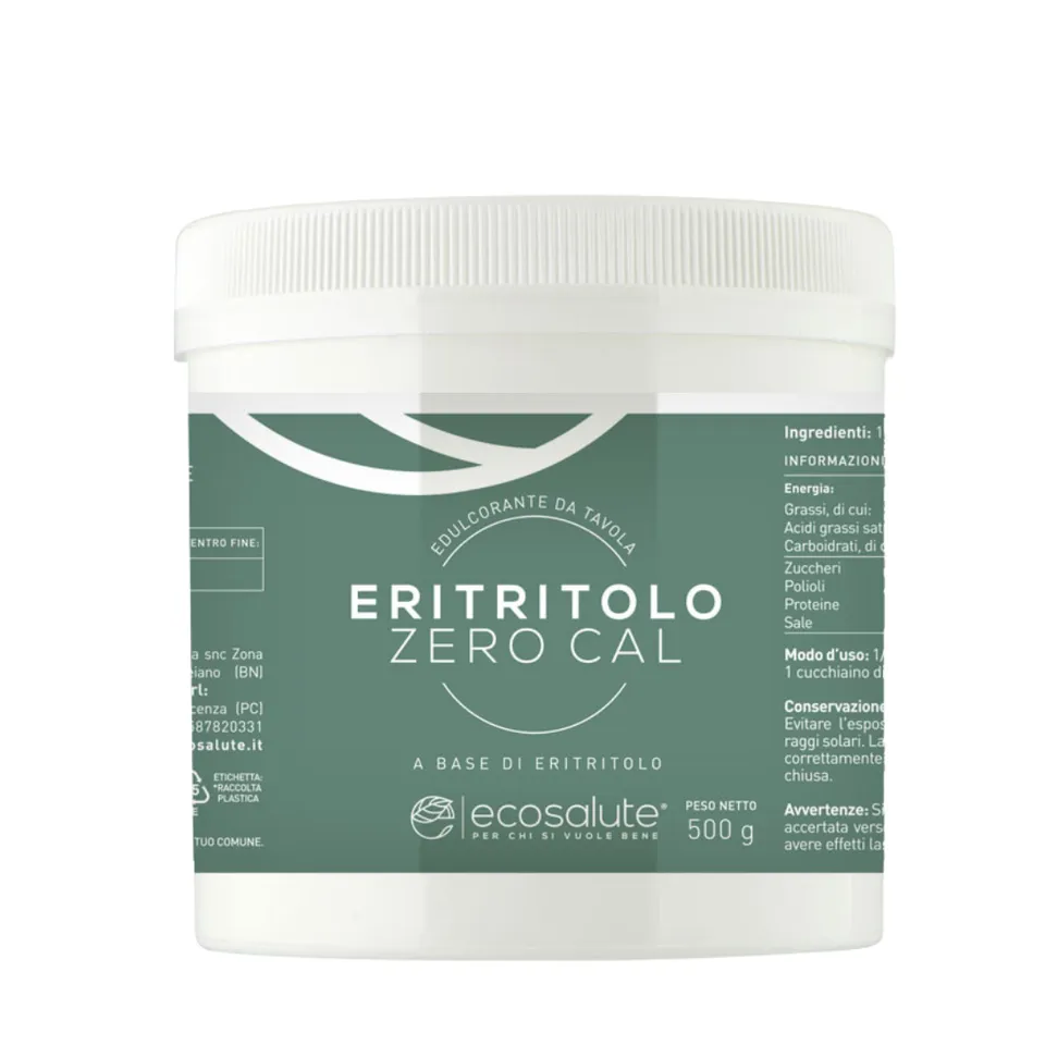 Spazio Ecosalute Eritritolo Zero Cal dolcificante 500 g zero calorie