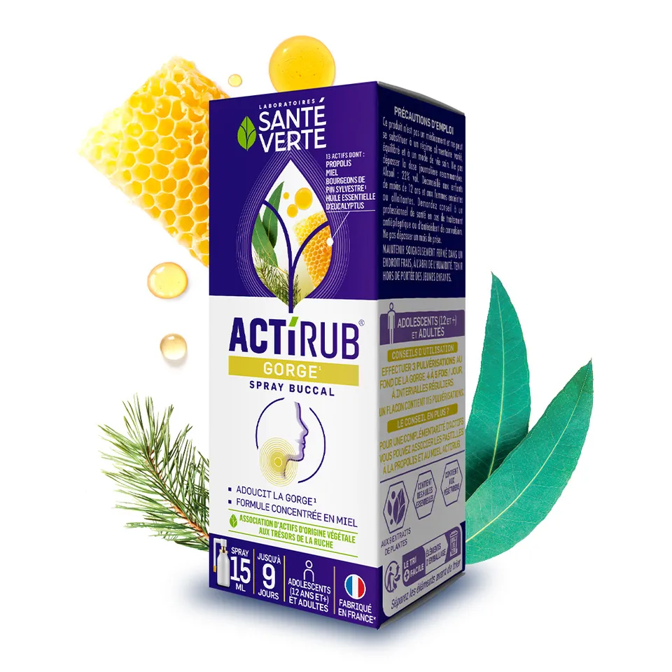Santé Verte Actirub Spray Gola Pino Silvestre 20 ml