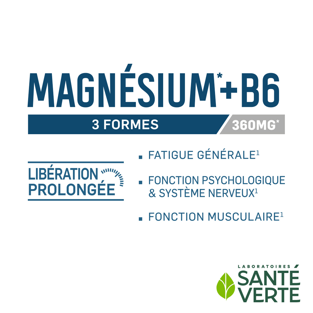 Santé Verte Magnesio + B6 360 mg compresse stanchezza