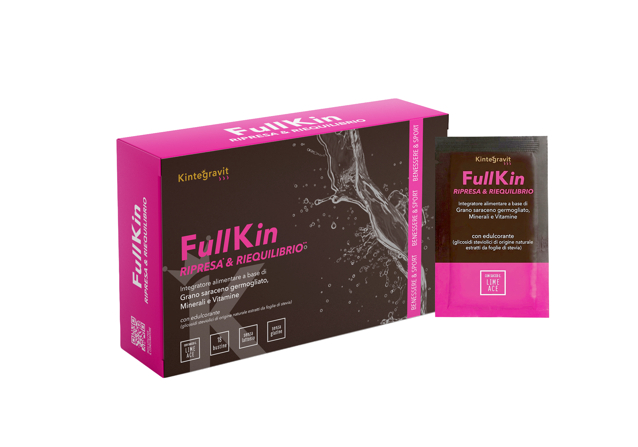 Sitar Kintegravit FullKin bustine 18 pz magnesio zinco