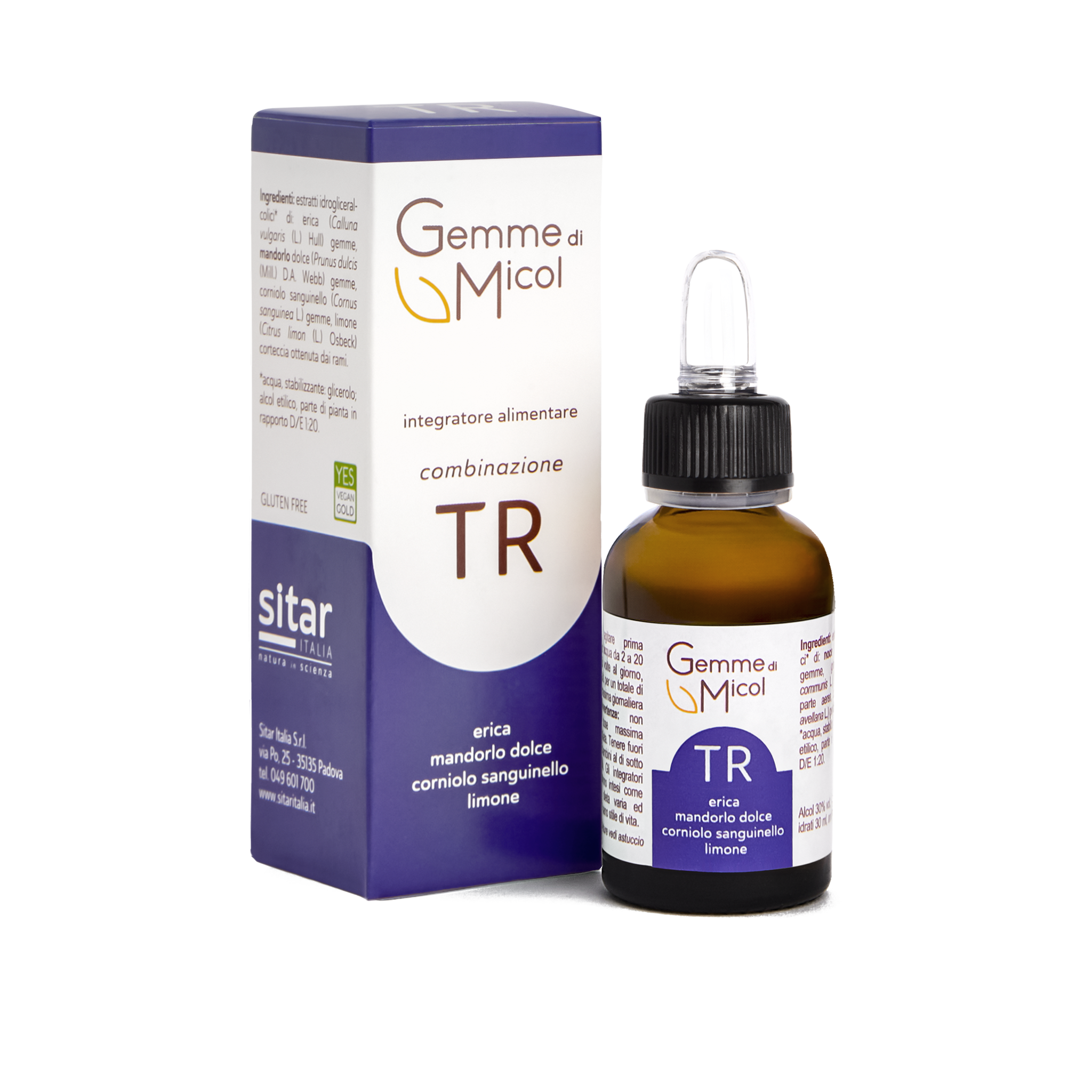 Sitar Gemme di Micol TR gocce 30 ml erica mandorlo