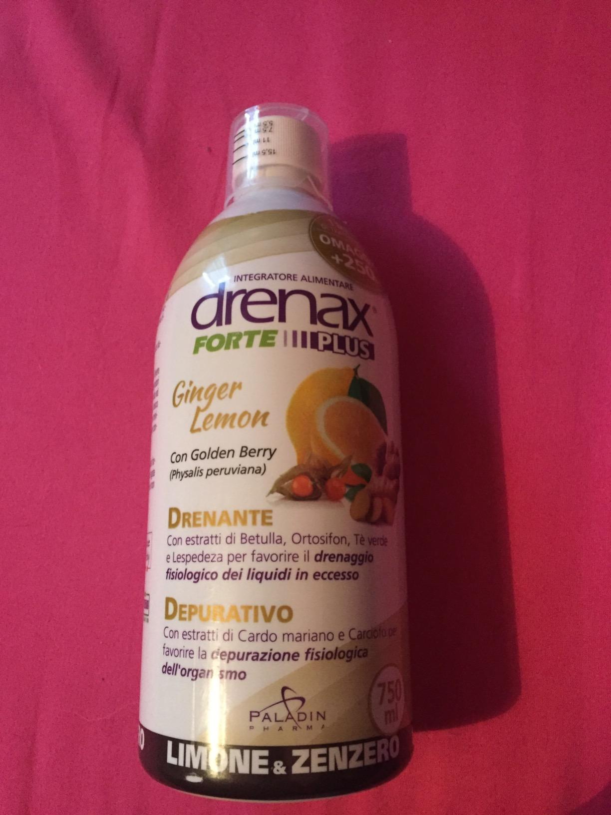 Drenax Forte Ginger&Lemon drenante 750 ml ritenzione
