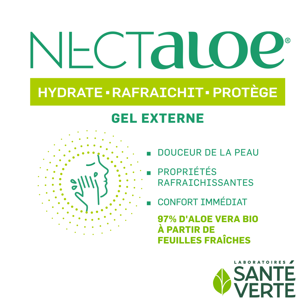 Sante Verte Nectaloe Gel Externe BIO aloe vera 97%