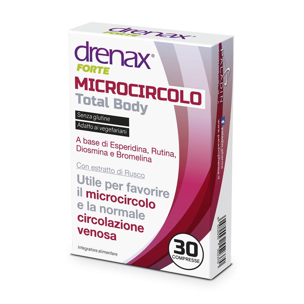 Drenax Forte Microcircolo Total Body drenante 30 compresse