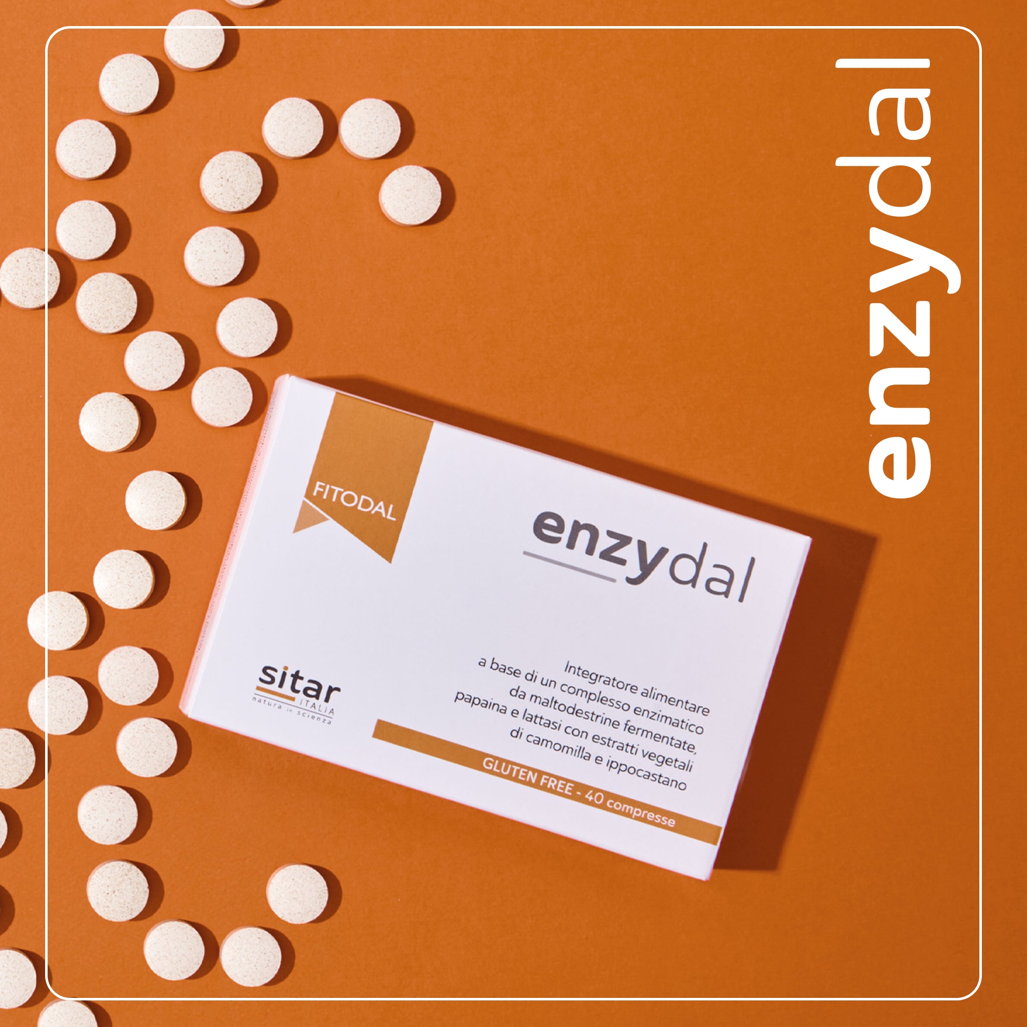 Sitar Fitodal Enzydal compresse 40 pz digestione enzimi