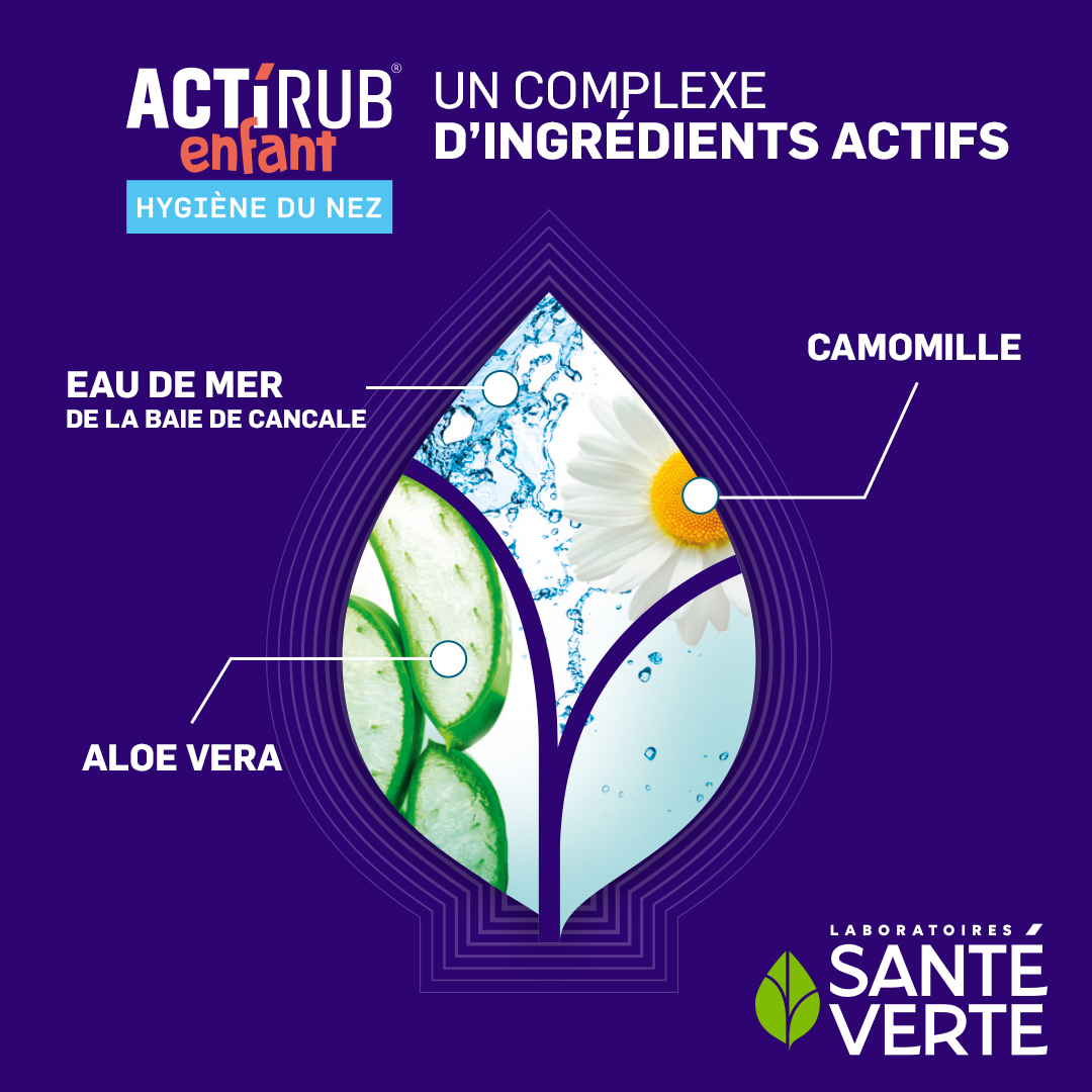 Santé Verte Actirub Spray Nasale Bambini raffreddore 100% naturale