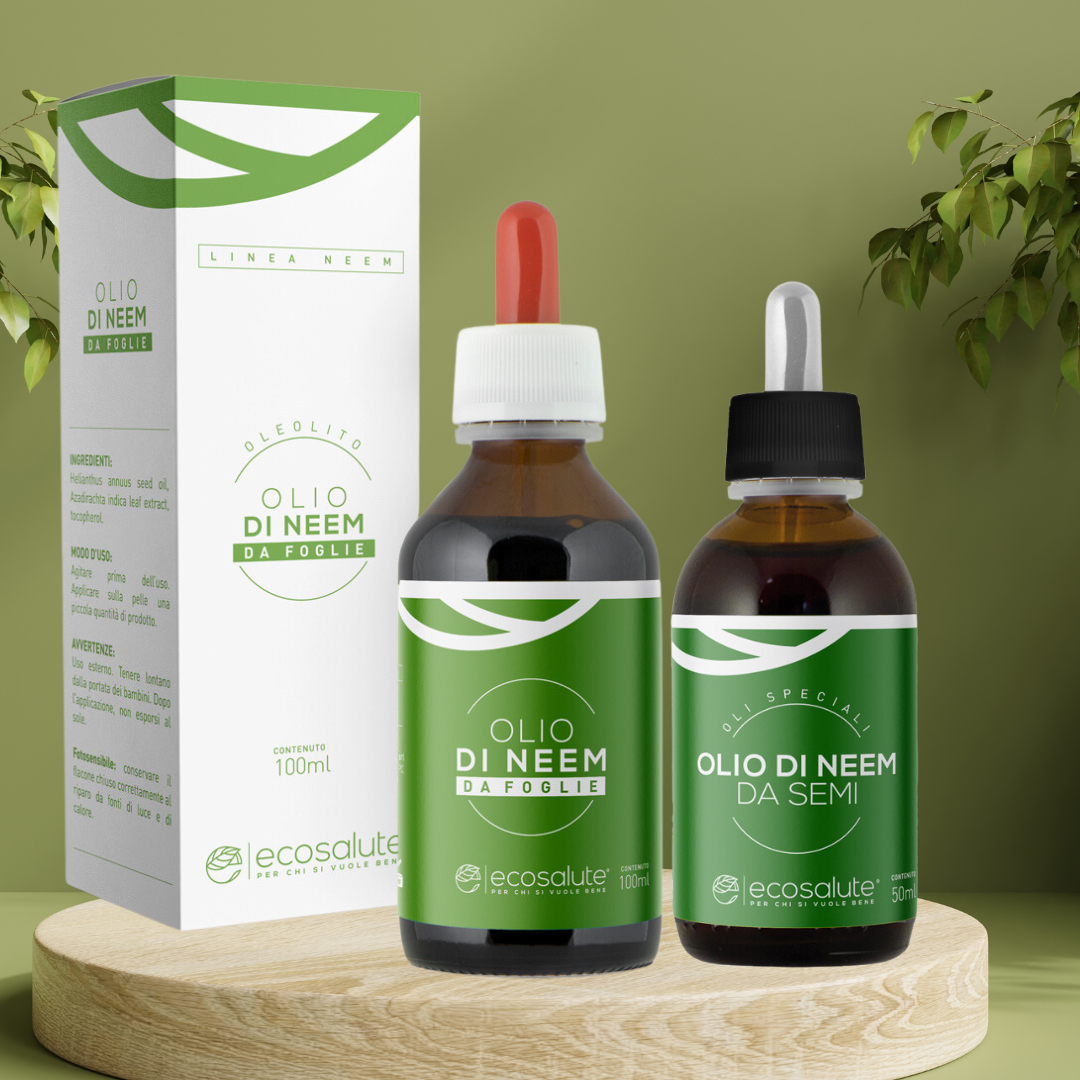 Spazio Ecosalute Set Olio Neem foglie+semi pelle