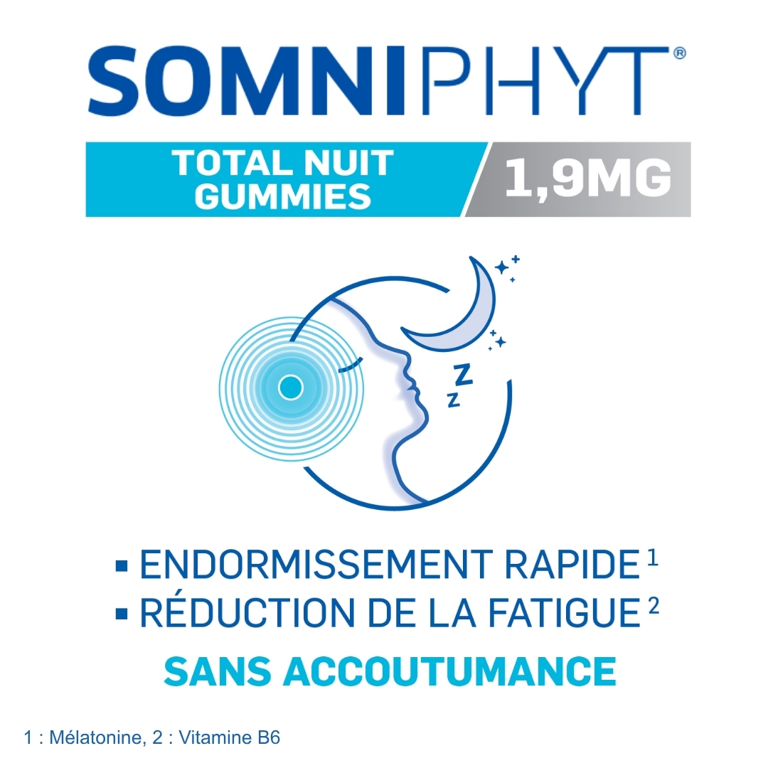 Santé Verte Somniphyt 60 Gummies integratore sonno melatonina mora