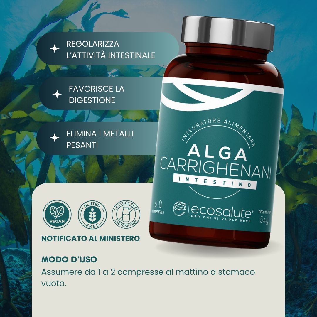 Spazio Ecosalute Alghe Alga Carrighenani compresse 100 cpr intestino