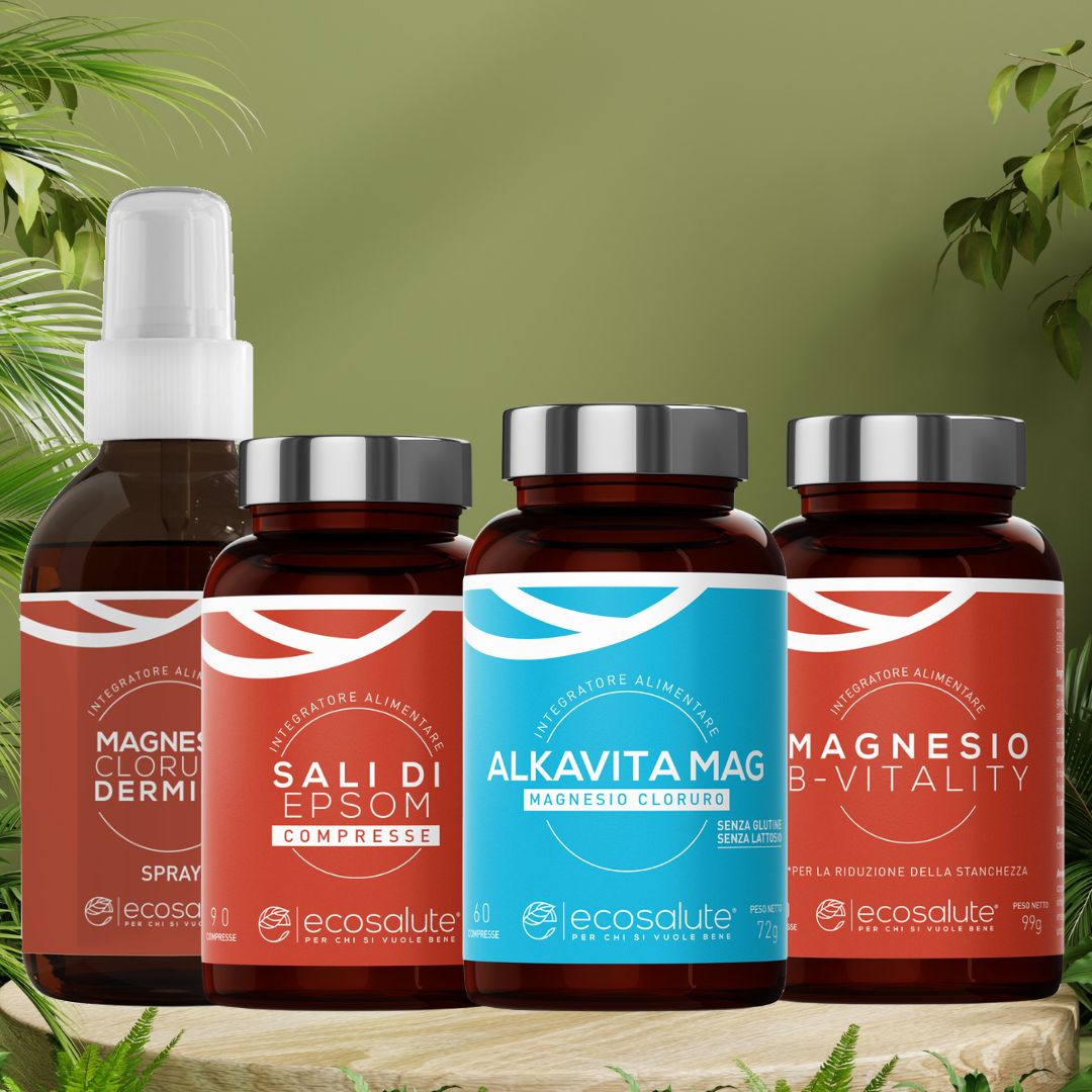 Spazio Ecosalute Magnesiomania Pacchetto kit magnesio 4 pezzi