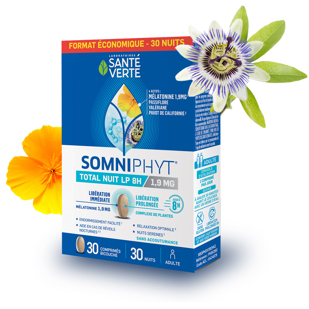 Santé Verte Somniphyt Total Nuit integratore sonno 30 compresse