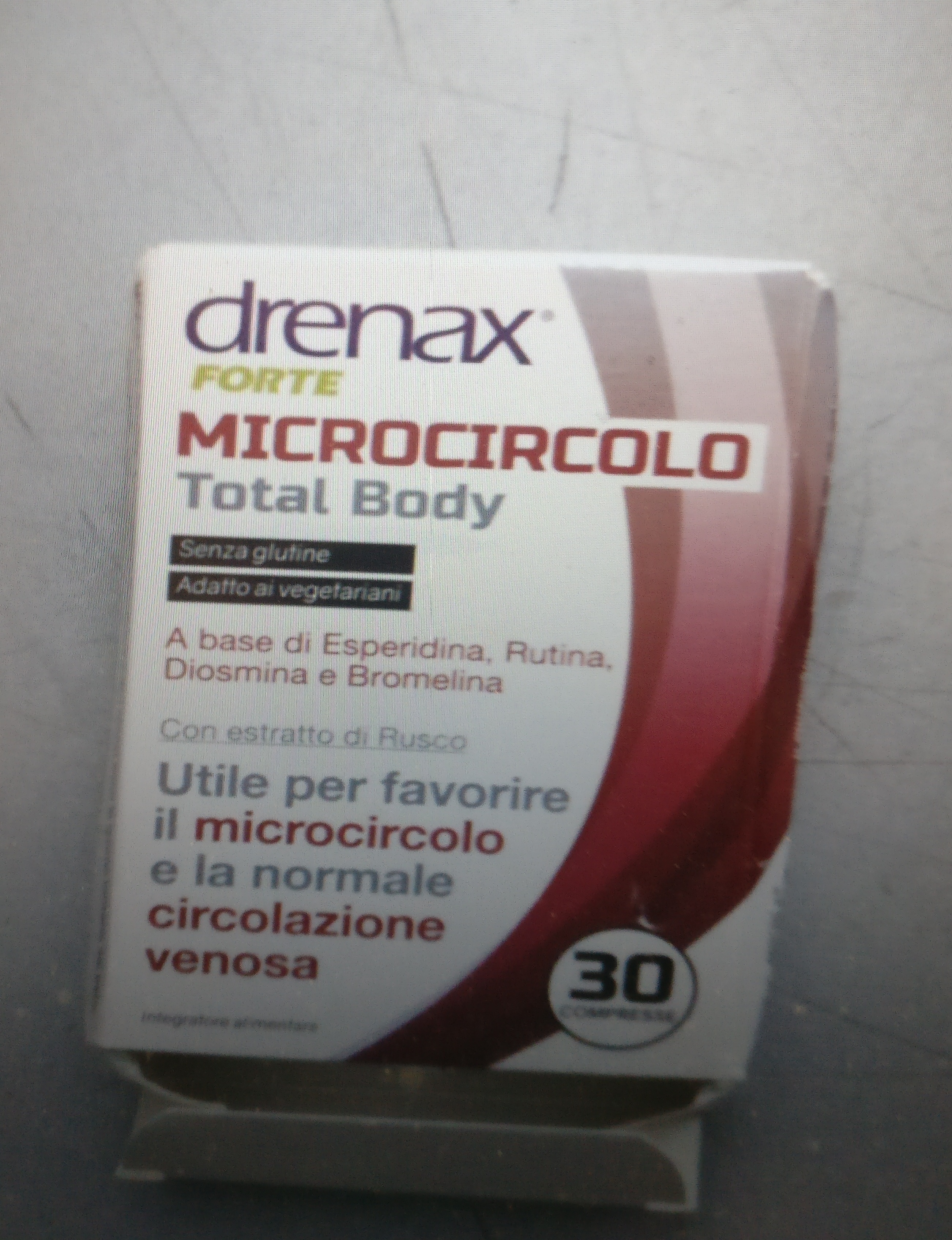 Drenax Forte Microcircolo Total Body drenante 30 compresse