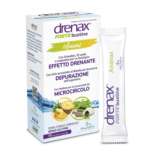 Drenax Forte Ananas drenante 15 bustine microcircolo