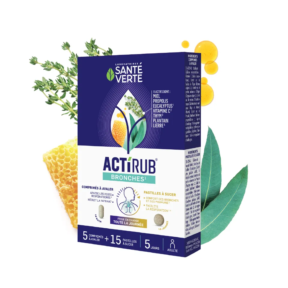 Sante Verte Actirub Bronches respiratorio programma 5 giorni