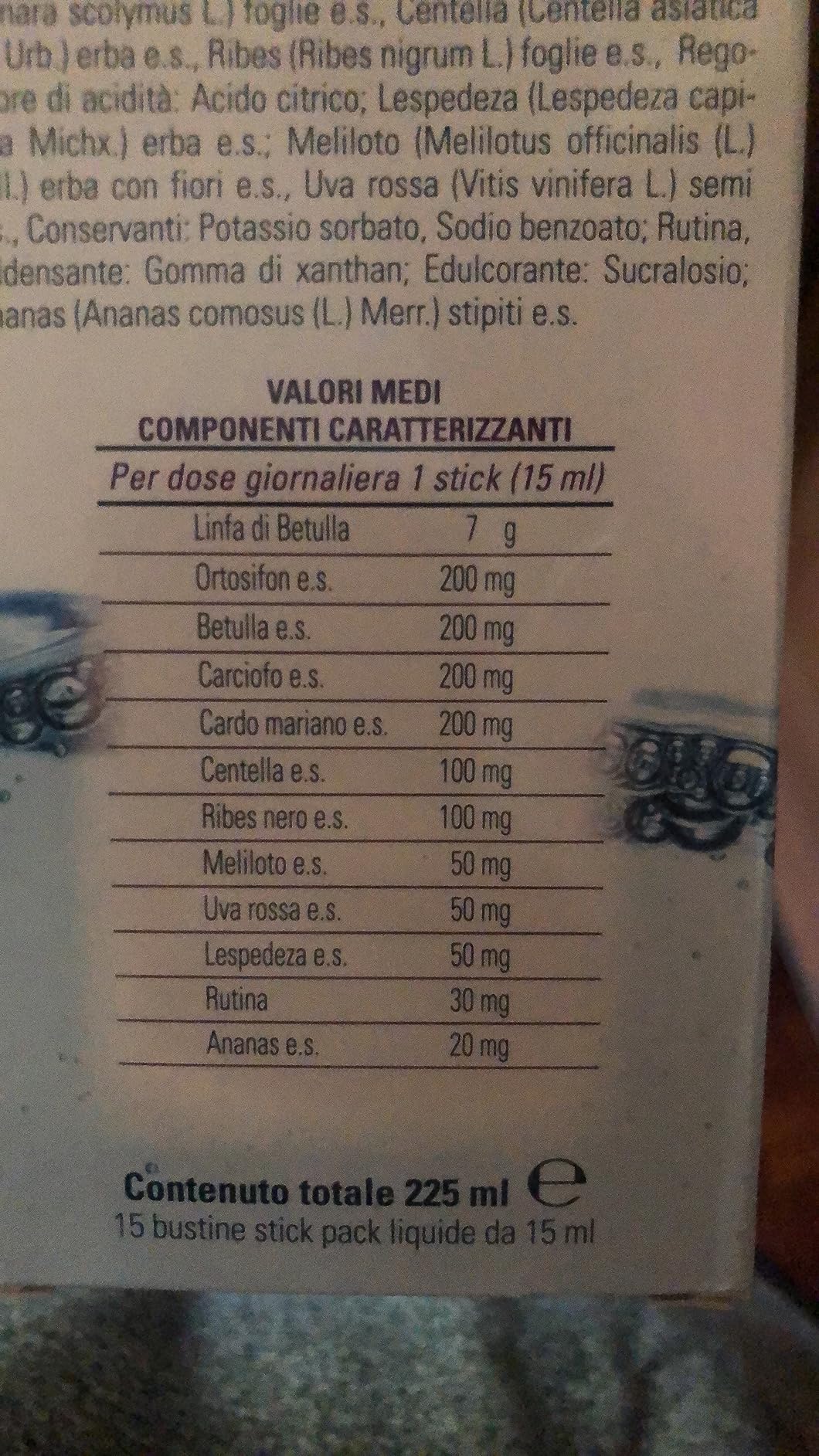 Drenax Forte Ananas drenante 15 bustine microcircolo