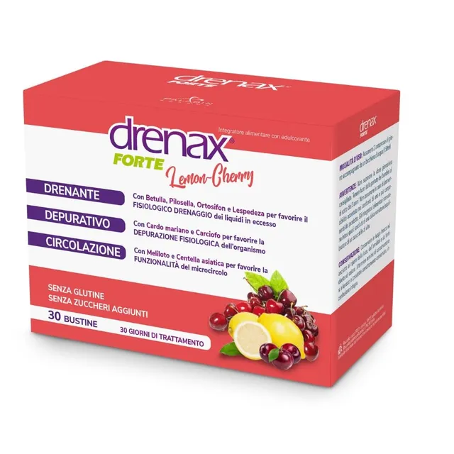 Drenax Forte Lemon Cherry drenante 30 bustine depurativo