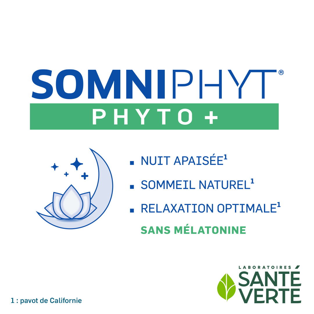 Santé Verte Somniphyt Phyto+ integratore sonno senza melatonina