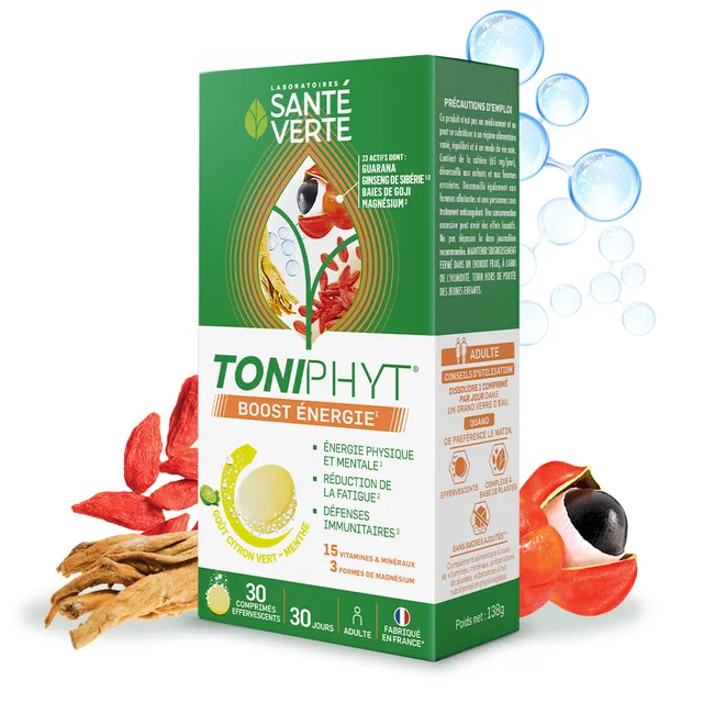Santé Verte Toniphyt Boost Energia limone menta senza zuccheri