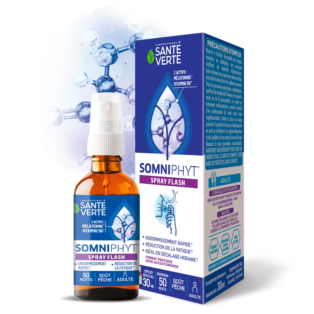 Sante Verte Somniphyt Spray Flash melatonina pesca