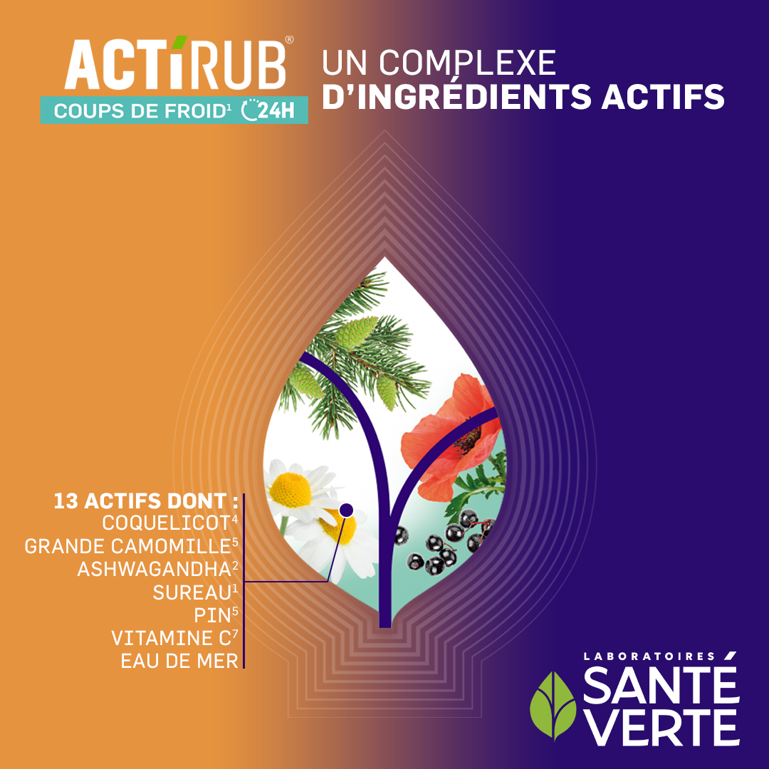 Sante Verte Actirub Jour Nuit integratore difese giorno notte inverno