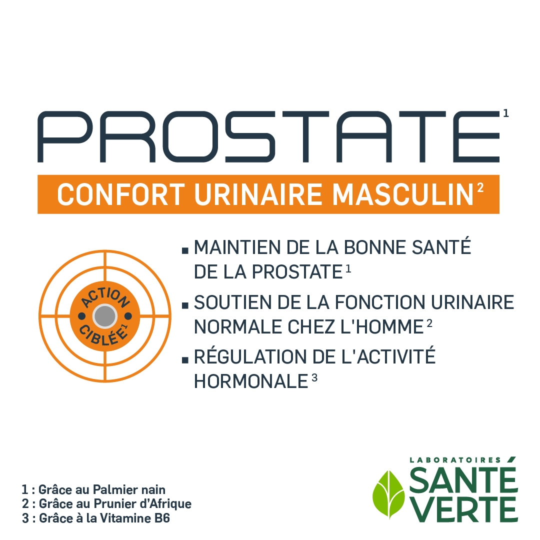 Sante Verte Homme Prostate capsule comfort urinario uomo