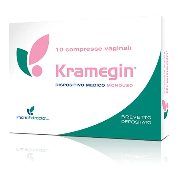 Igeakos Kramegin compresse vaginali 10 compresse flora intima