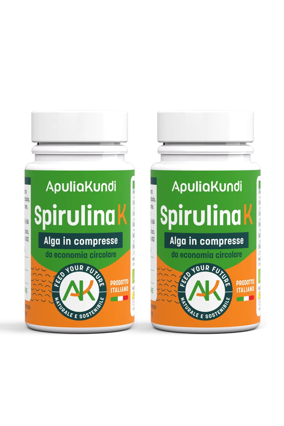 Apuliakundi Spirulina K BIO compresse 40g x 2 proteine