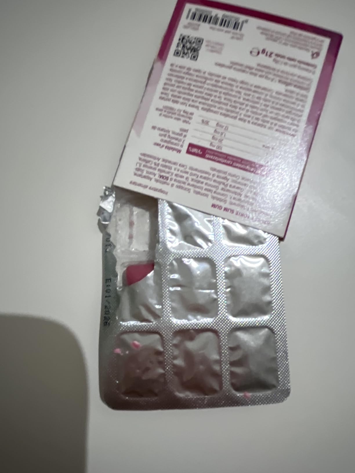 Drenax Forte Slim Gum menta 9 chewing gum metabolismo
