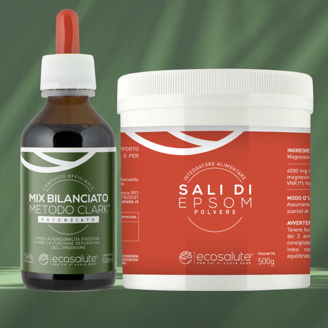 Spazio Ecosalute Pulizia Profonda Kit Sali Epsom + Mix Clark