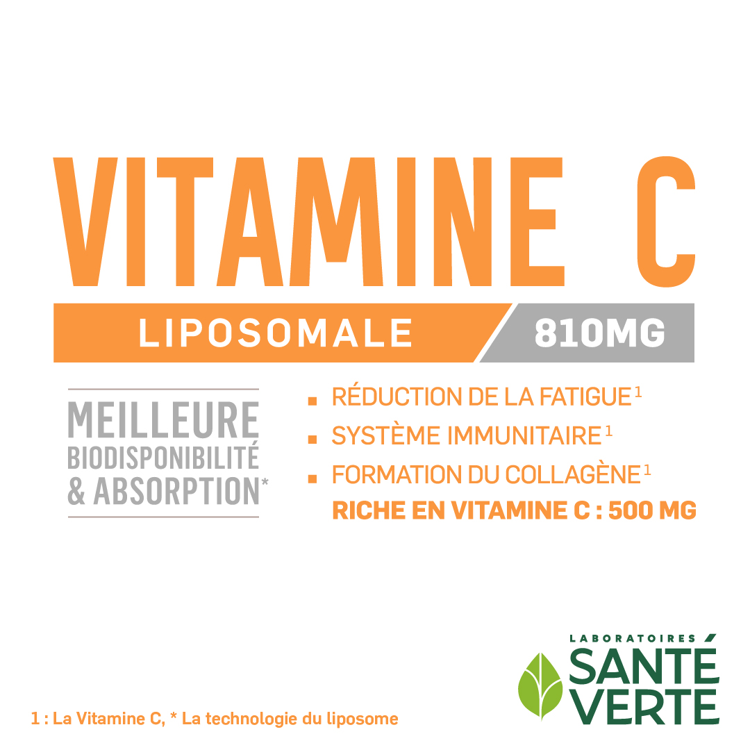 Santé Verte Ingredienti Vitamina C Liposomale 500 mg Integratore