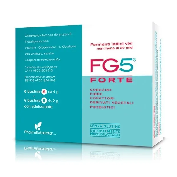 Igeakos FG5 Forte probiotico 12 bustine A+B flora intestinale