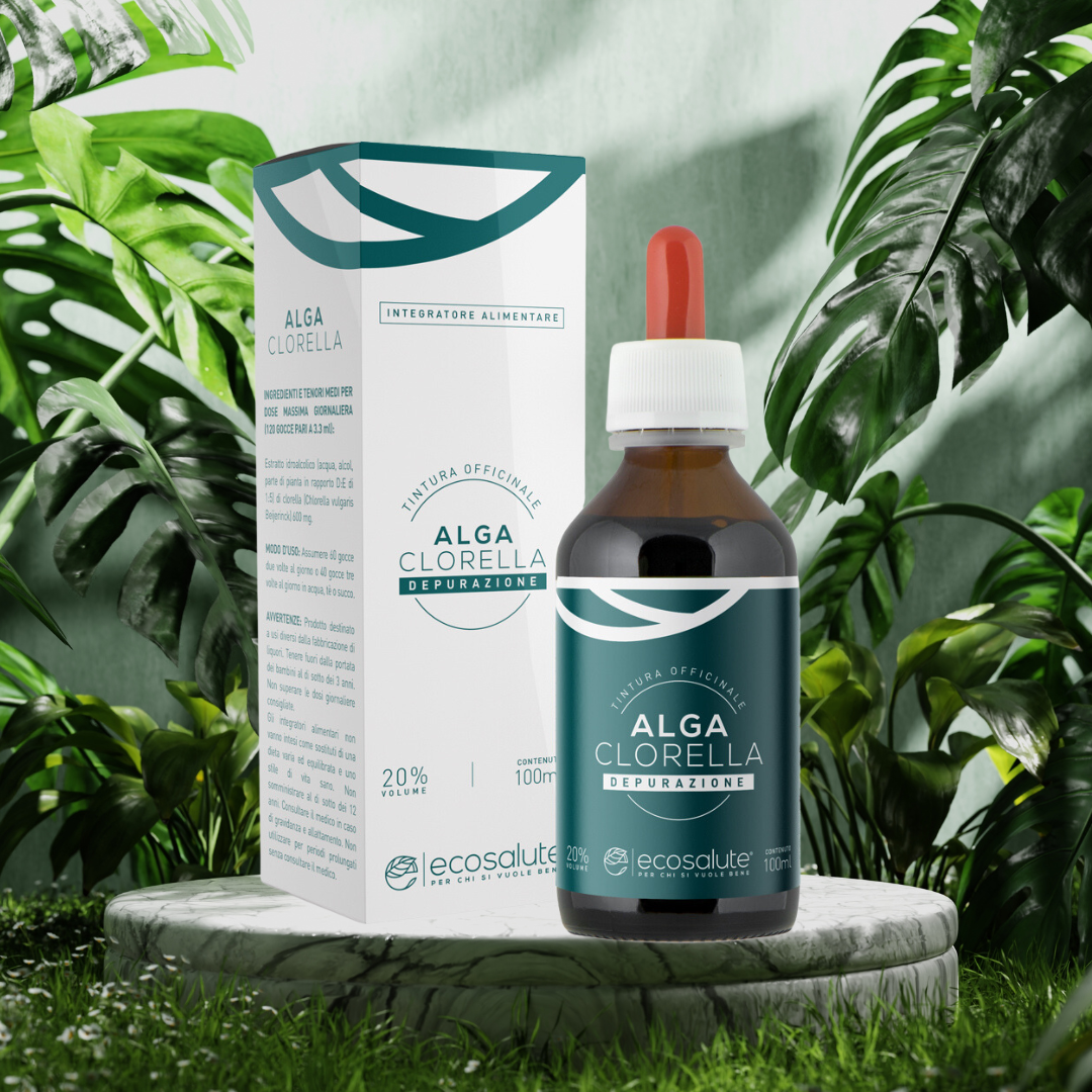 Spazio Ecosalute Alga Clorella Tintura 100 ml gocce depurative