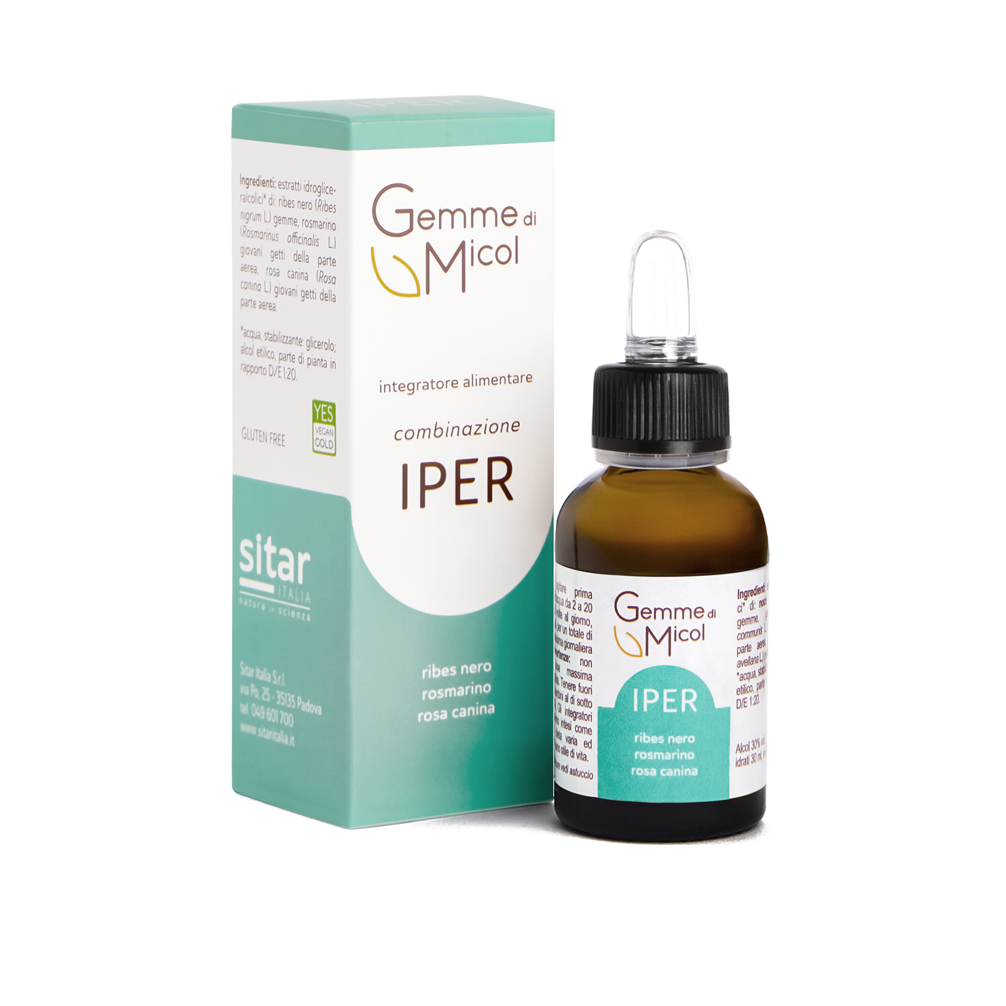 Sitar Gemme di Micol IPER gemmoderivato gocce 30 ml vie aeree