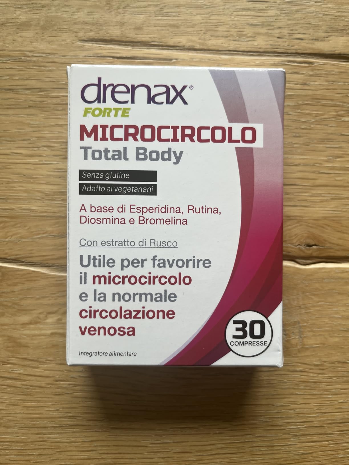 Drenax Forte Microcircolo Total Body drenante 30 compresse
