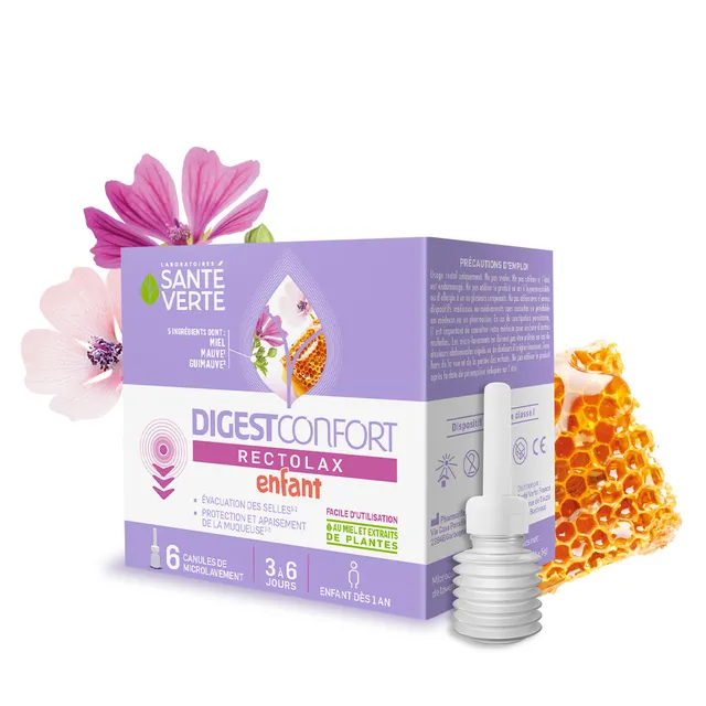 Santé Verte DigestConfort Rectolax Bambino microclisma malva e miele