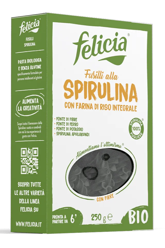 Felicia Spirulina K Fusilli senza glutine bio