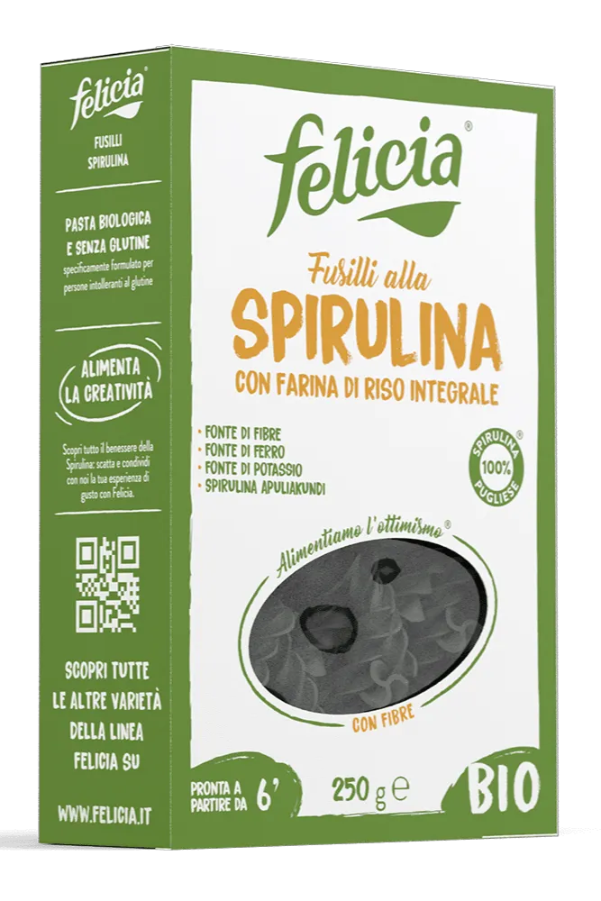 Felicia Spirulina K Fusilli senza glutine bio