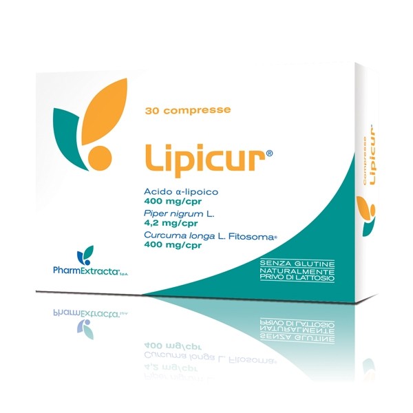 Igeakos Lipicur compresse 30 con acido lipoico e curcuma