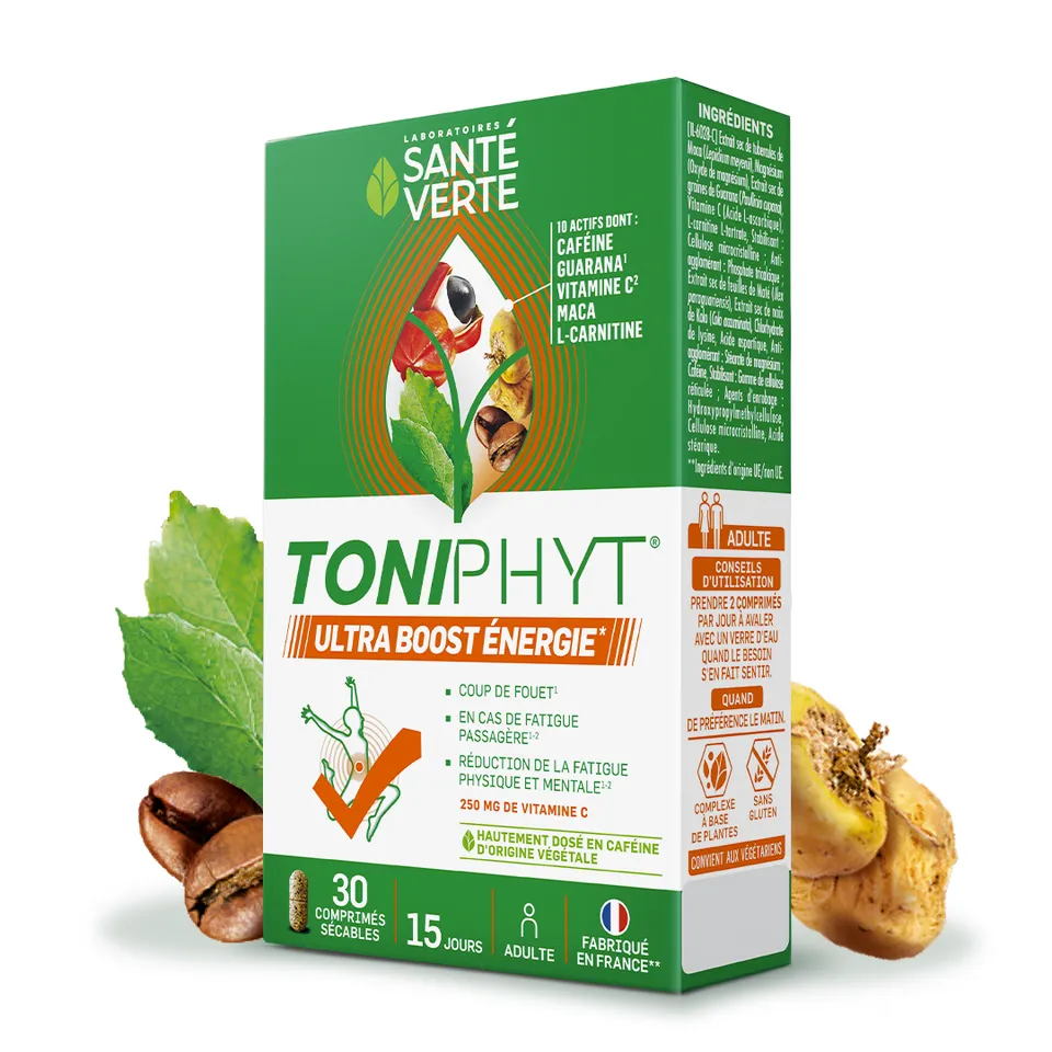Santé Verte Toniphyt Ultra Boost integratore energia guarana e caffeina