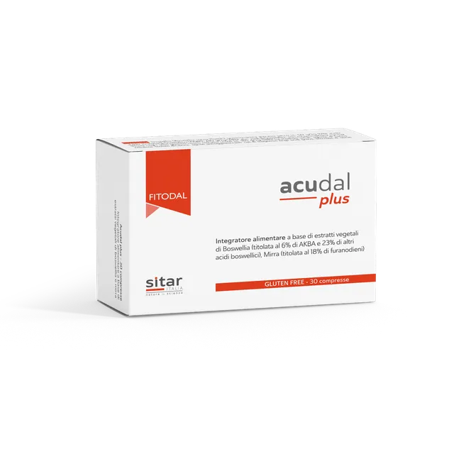Sitar Fitodal Acudal Plus compresse 30 cpr boswellia mirra