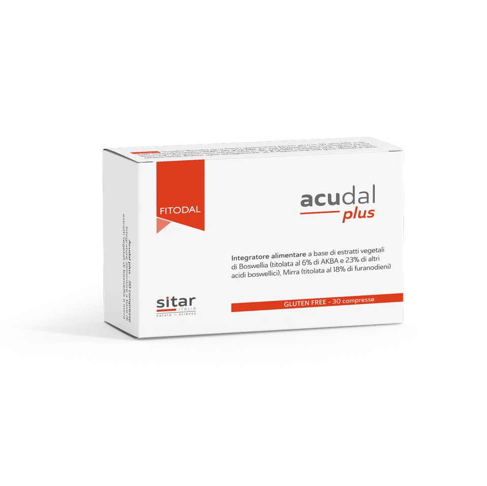 Sitar Fitodal Acudal Plus compresse 30 cpr boswellia mirra