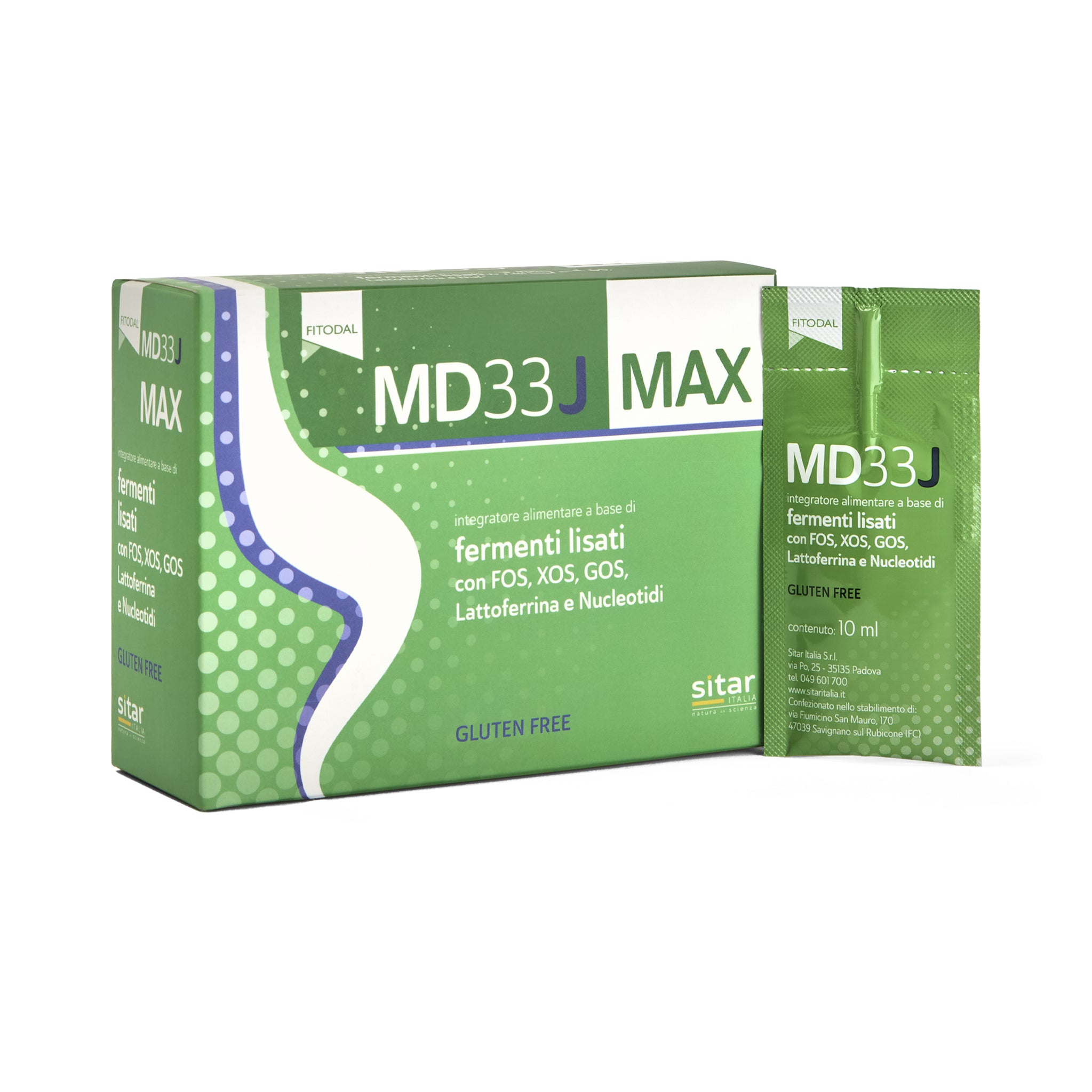 Sitar Fitodal MD33 J Max bustine 21x10 ml flora bimbi