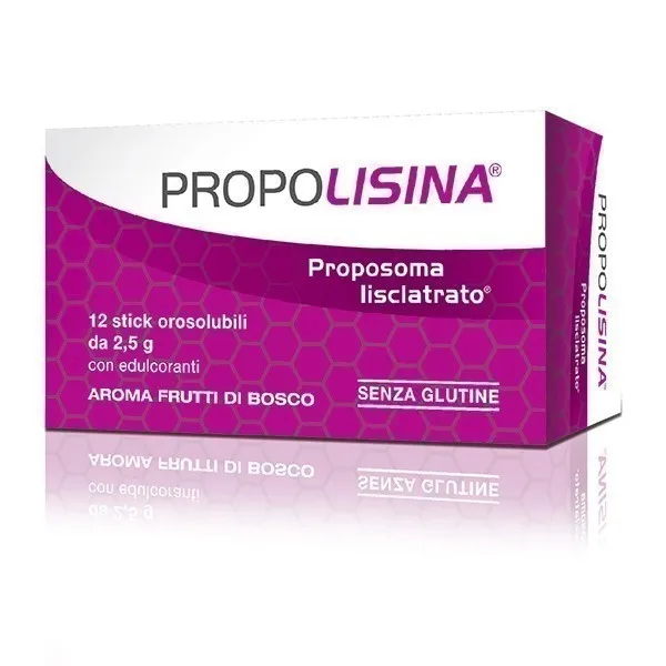 Igeakos Propolisina Frutti di Bosco stick orosolubili 12 stick propoli