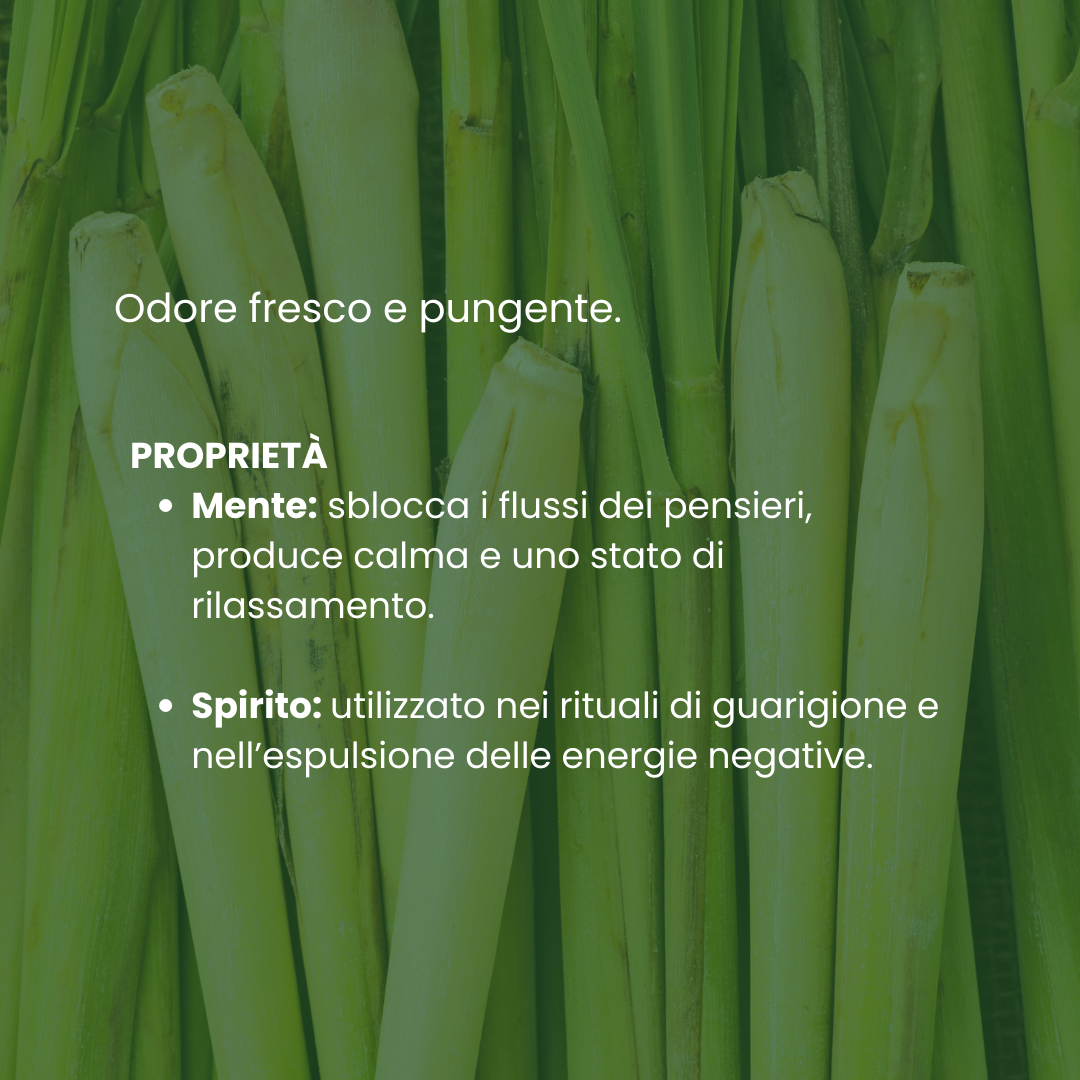 Spazio Ecosalute Oli Essenziali Citronella Olio Essenziale 30 ml