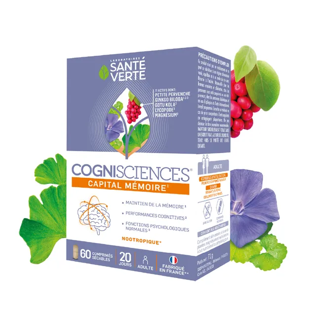 Santé Verte Cognisciences integratore memoria ginkgo