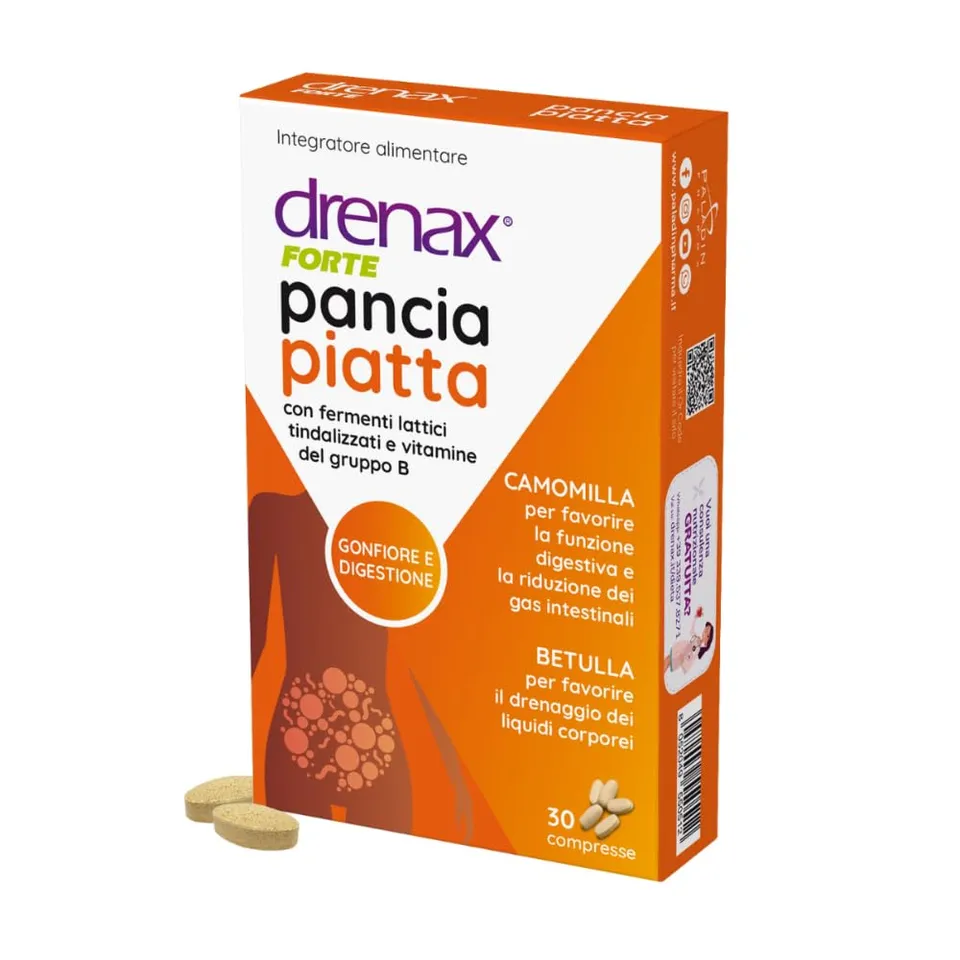 Drenax Forte Pancia Piatta integratore 30 compresse gonfiore
