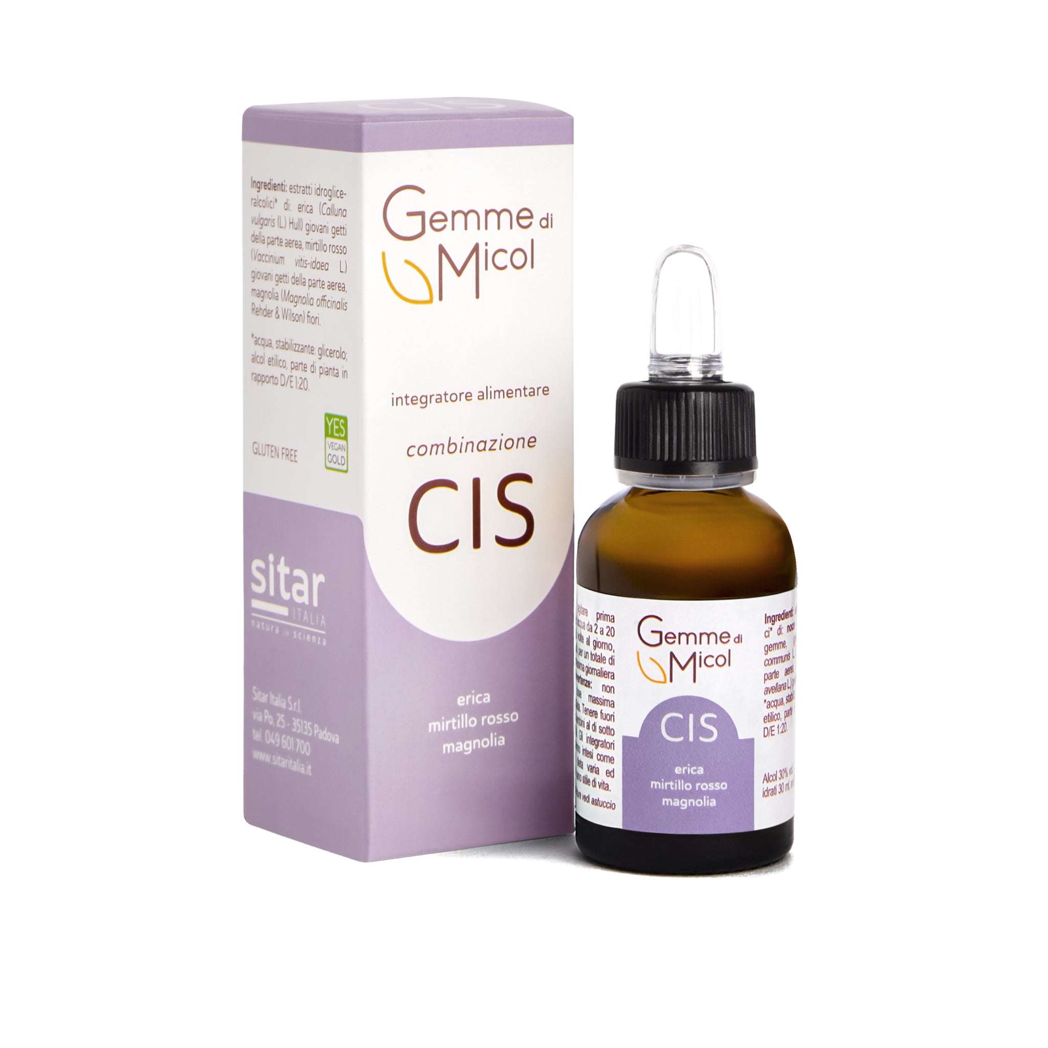 Sitar Gemme di Micol CIS gocce 30 ml vie urogenitali